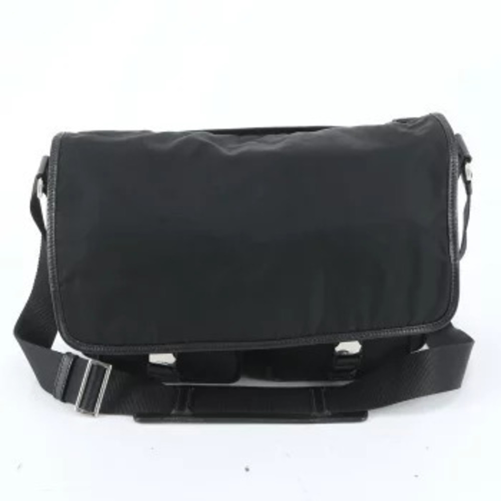 Prada Tessuto Leather Tote Shoulder Bag White